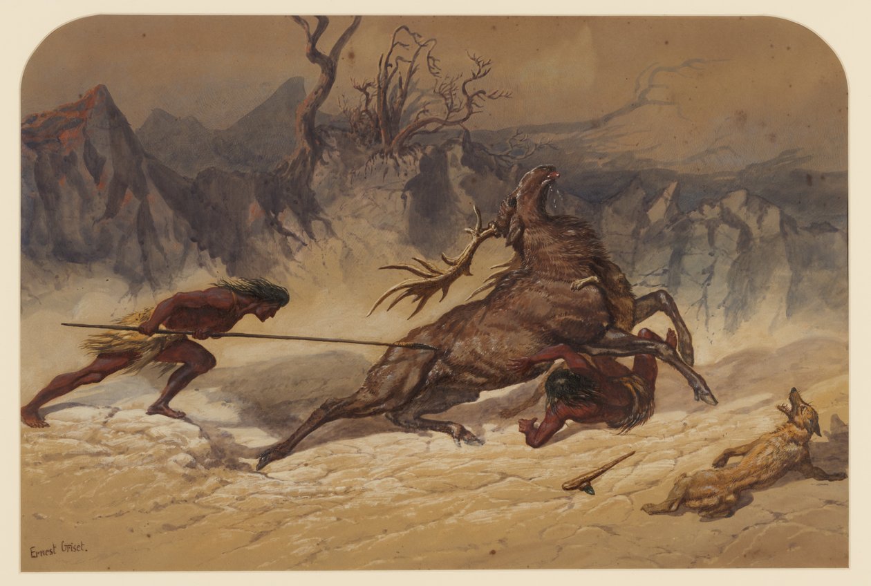 Metsästys, 1871 tekijältä Ernest Henry Griset