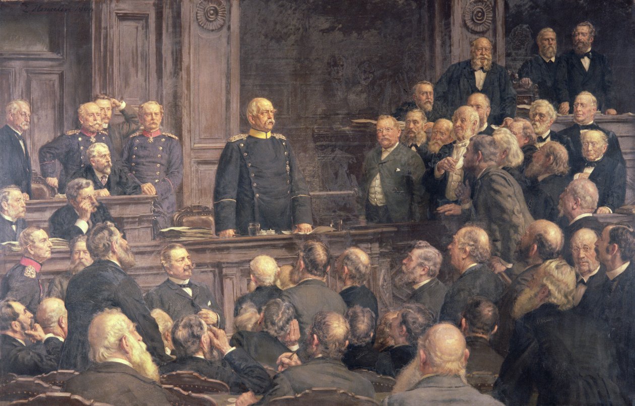 Saksan valtiopäivien kokous 6. helmikuuta 1888, 1896. tekijältä Ernest Henseler