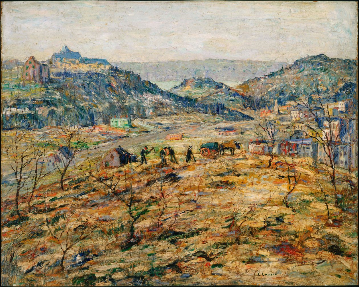 Kaupungin esikaupunkialueet tekijältä Ernest Lawson