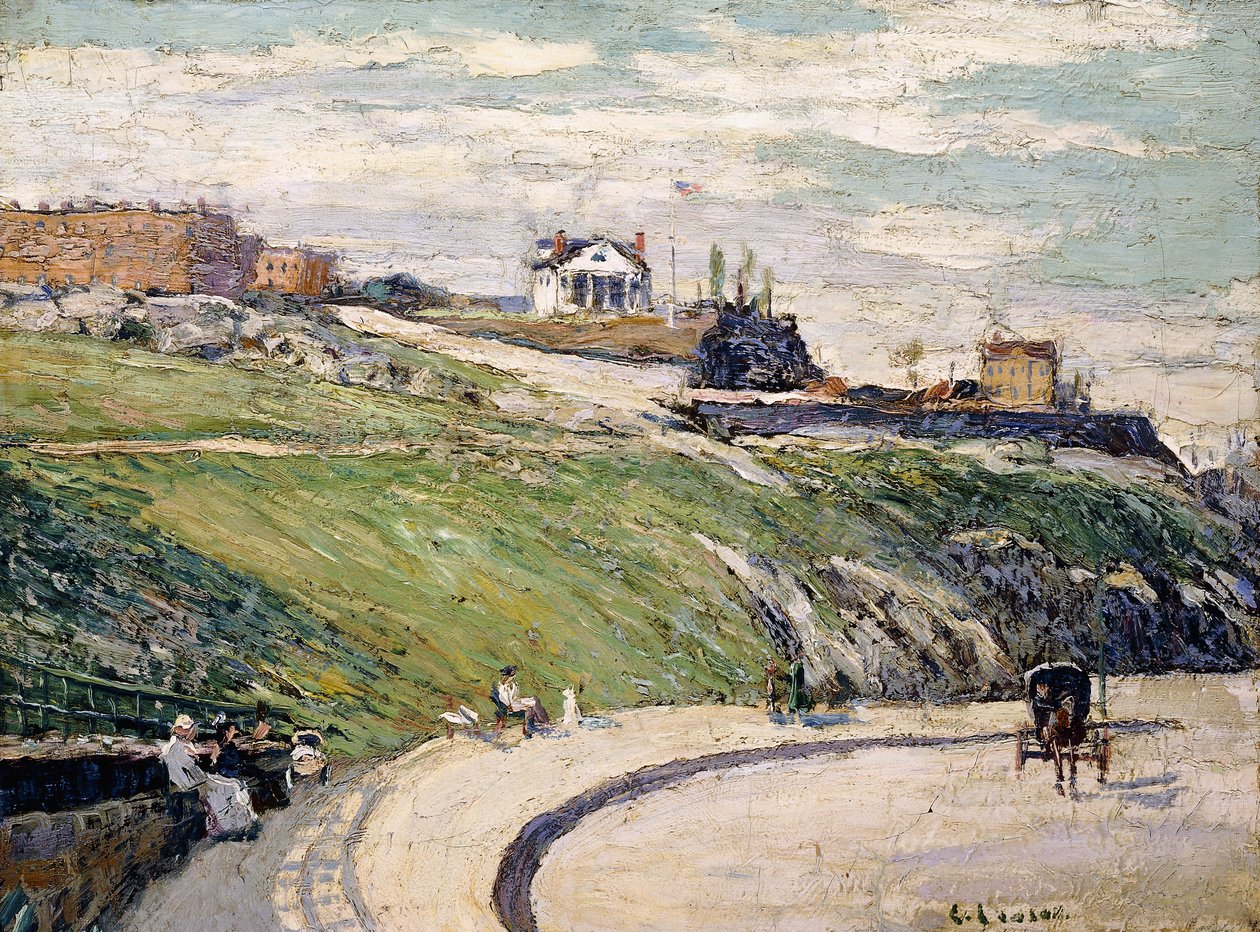 George Washingtonin päämaja - Morris-Jumelin kartano tekijältä Ernest Lawson