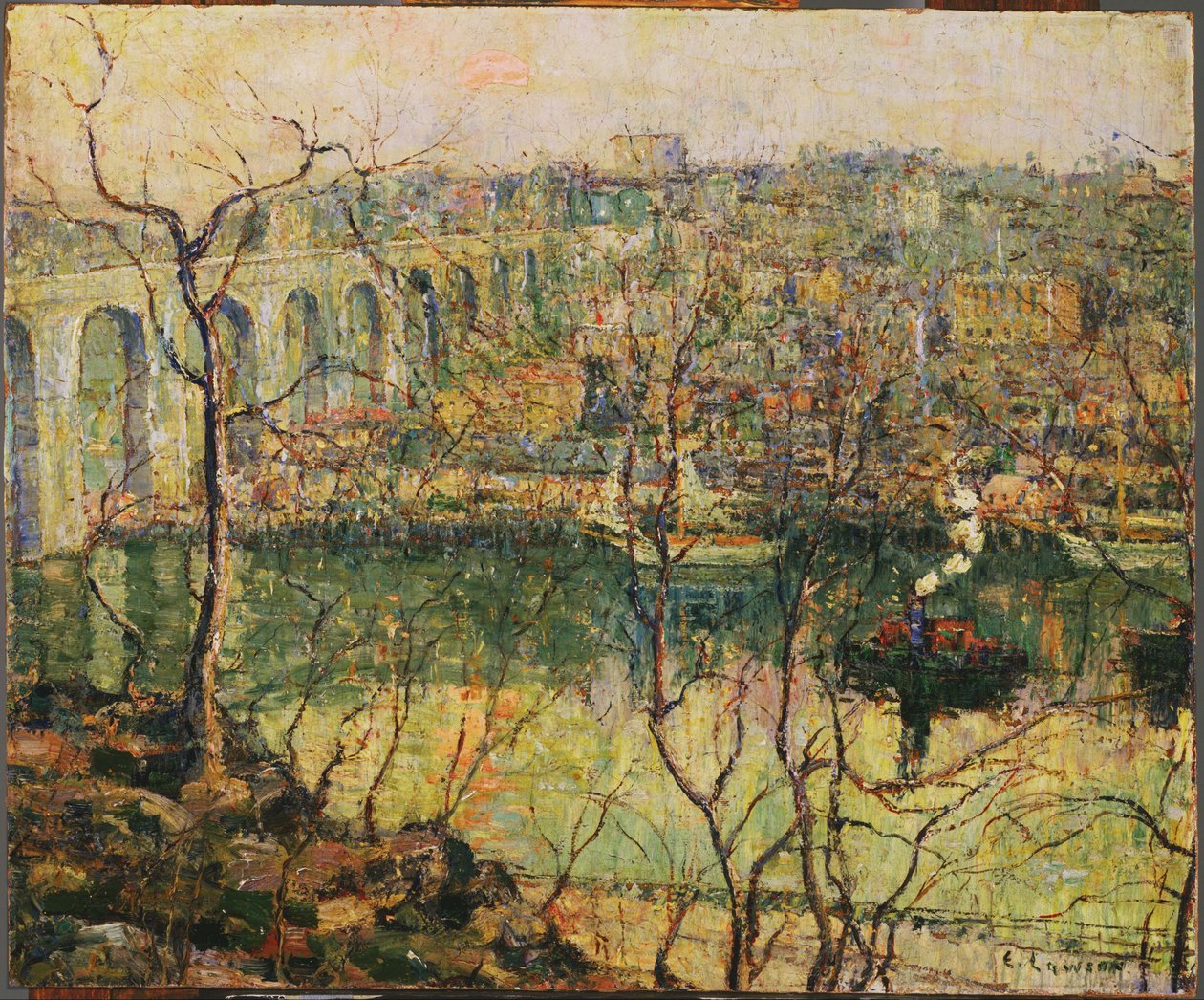 Korkea silta - Varhainen kuu tekijältä Ernest Lawson
