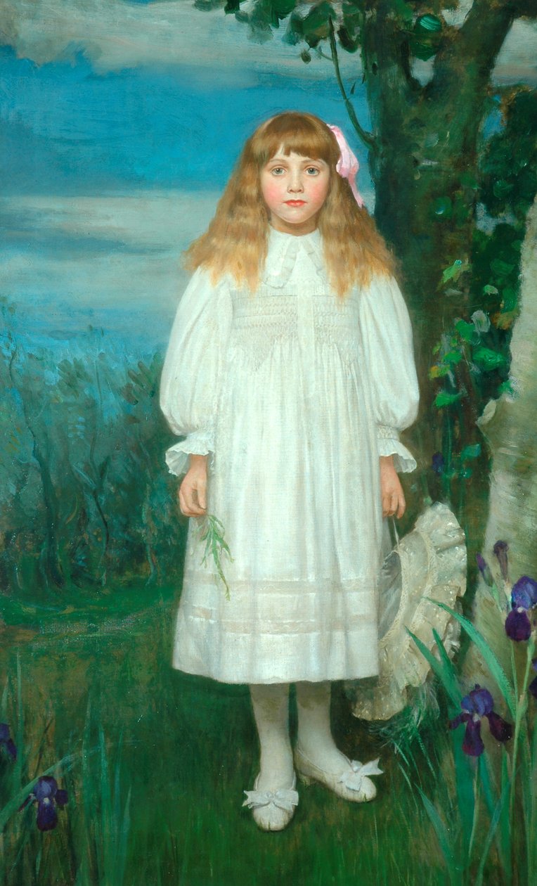 Neiti Catherine Howard, n. 1904 (öljy kankaalle) tekijältä Ernest Leopold Sichel
