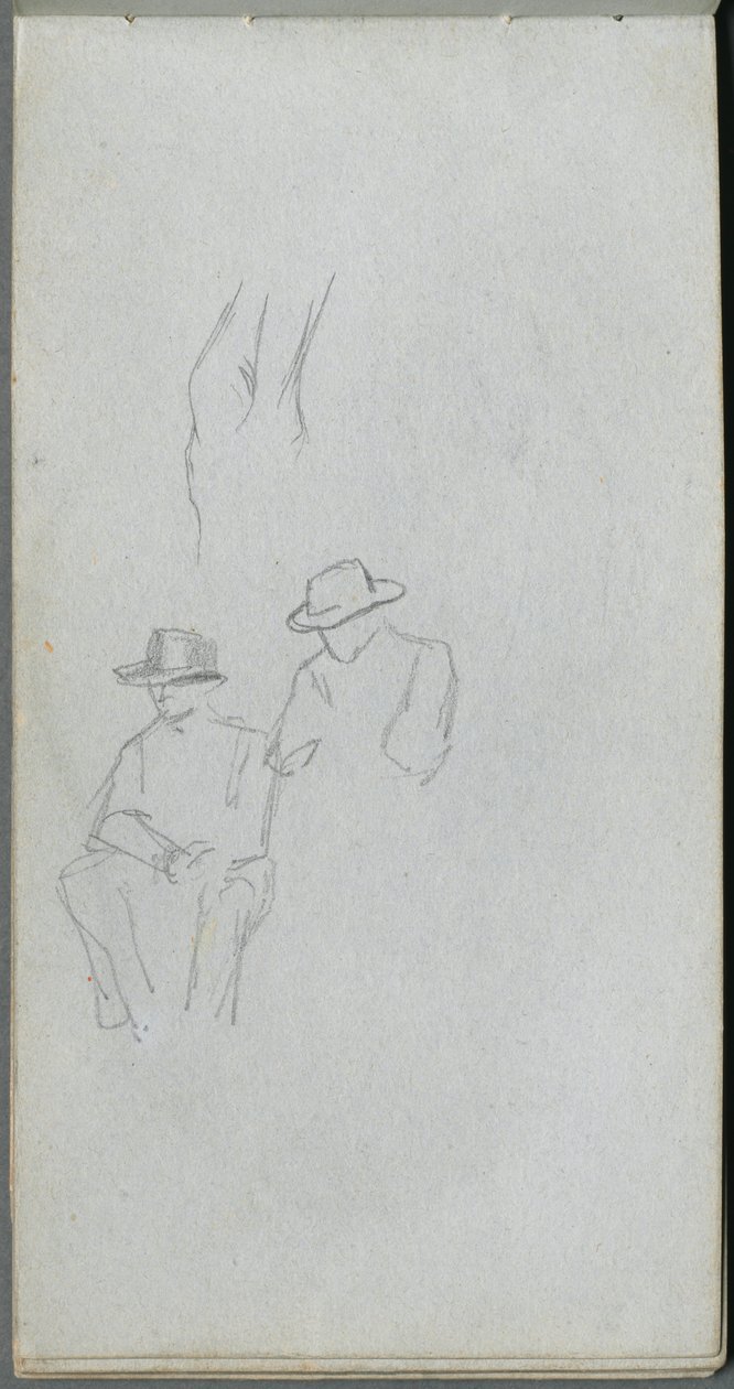 Luonnoskirja, sivu 32: Kuvien tutkimus. tekijältä Jean Louis Ernest Meissonier