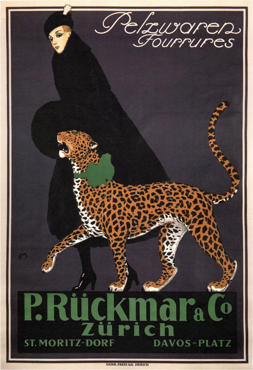 Turkistuotteet P. Rückmar & Co, c. 1910 tekijältä Ernest Montaut