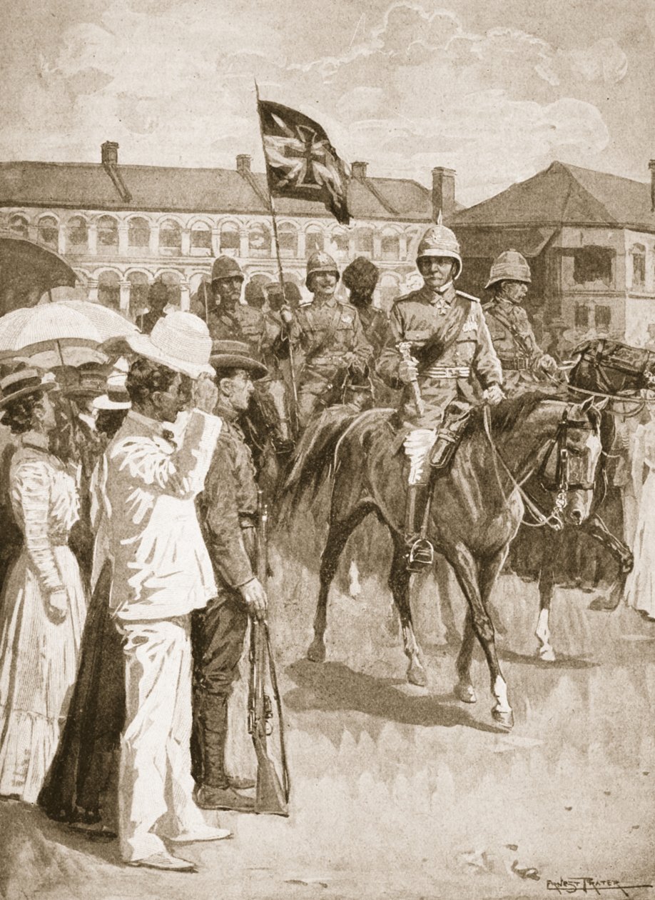 Liittoutuneiden johtaja, kuva 1800-luvun taisteluista: Voi. VII, Kiinan sota 1900-1901, Archibald Forbes, G.A. Henty ja majuri Arthur Griffiths tekijältä Ernest Prater