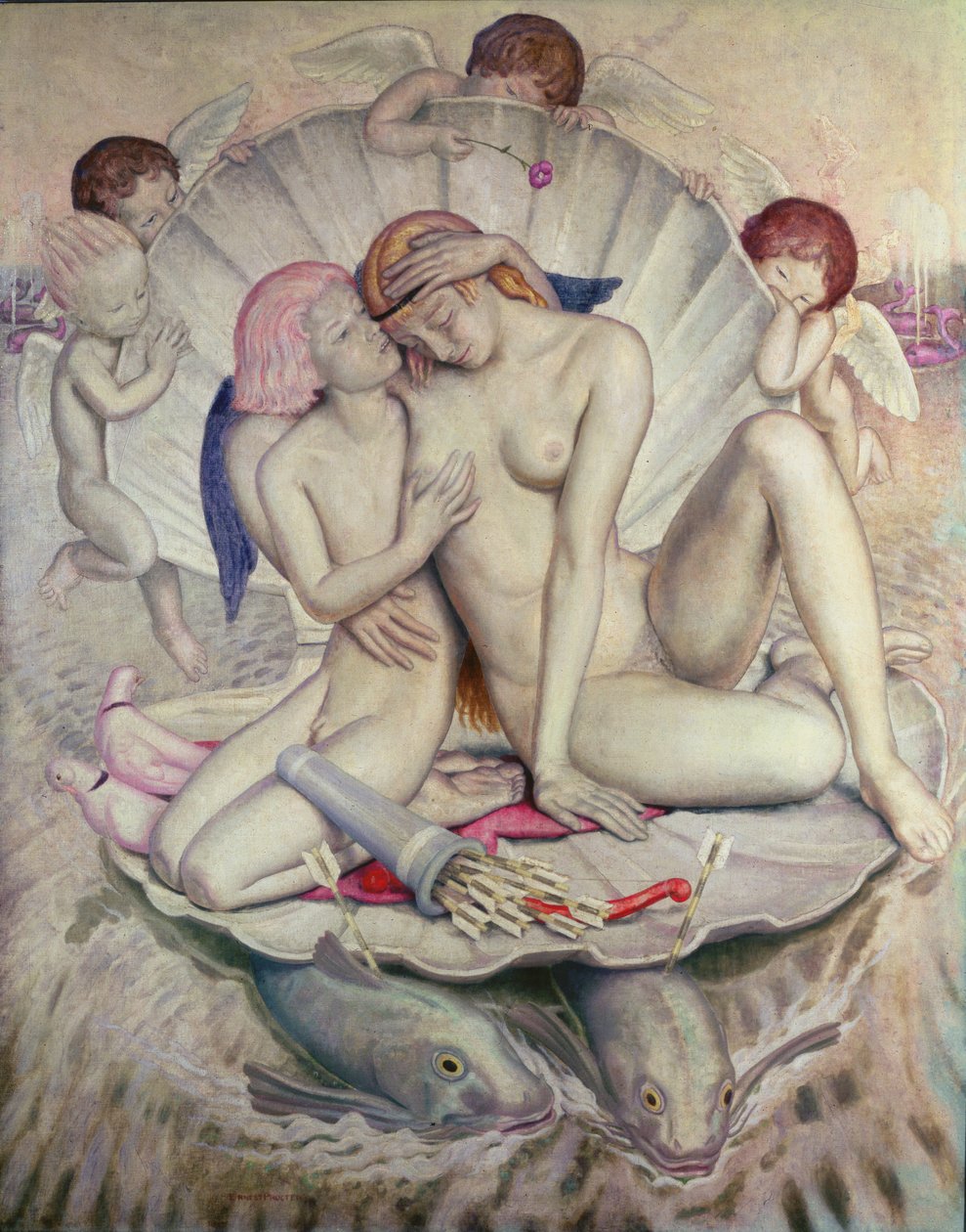 Huonekalut ja erilaiset esineet 1100- ja 1300-luvuilta tekijältä Ernest Procter