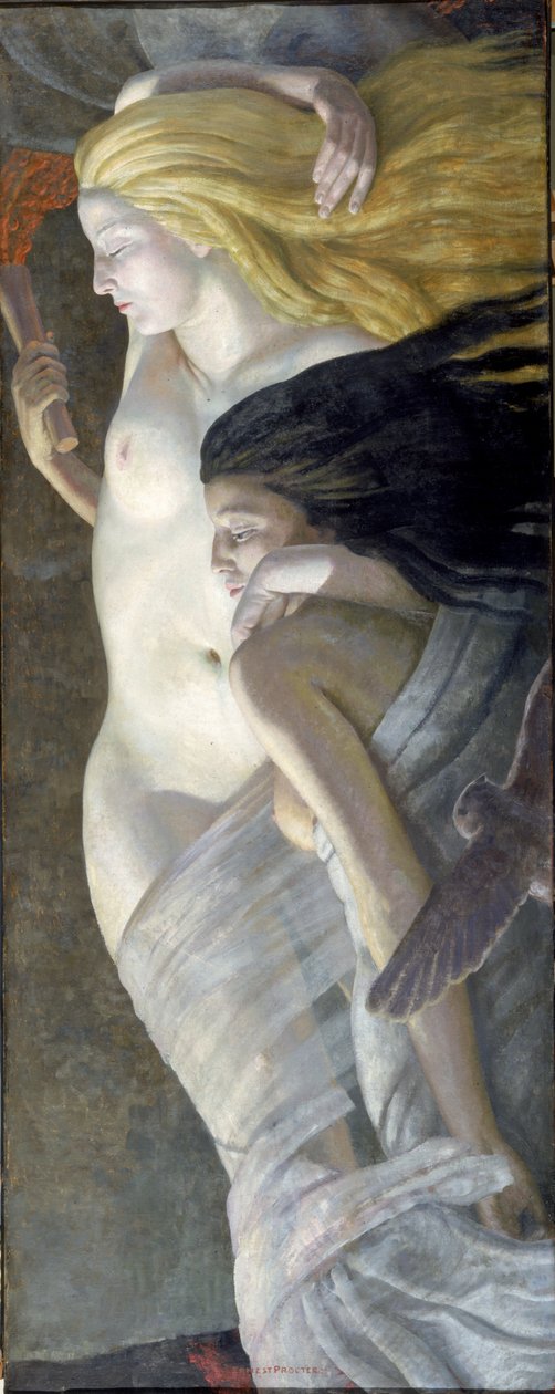 Yö ja ilta, noin 1930 tekijältä Ernest Procter
