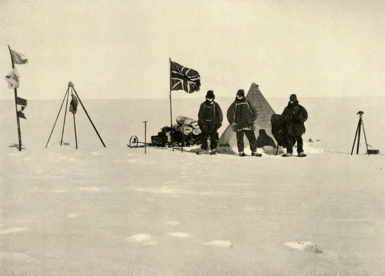 "Joululeiri tasangolla", joulukuu 1908, 1909 tekijältä Ernest Shackleton