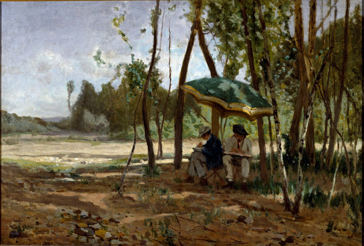 Ernesto Rayperin (1840-1873) maalaajien maalaus Genes Galleria d