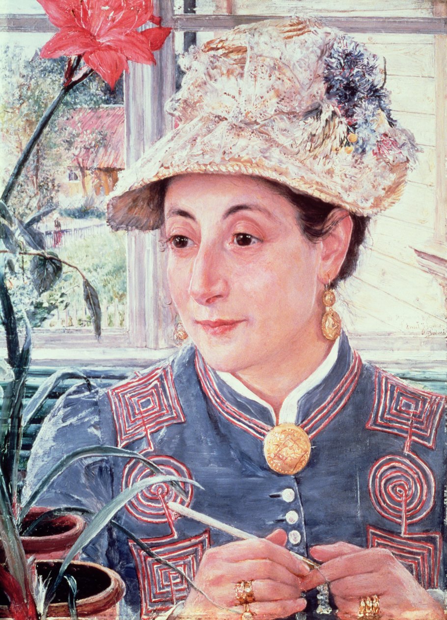 Jeanette Rubenson, 1883 tekijältä Ernst Josephson