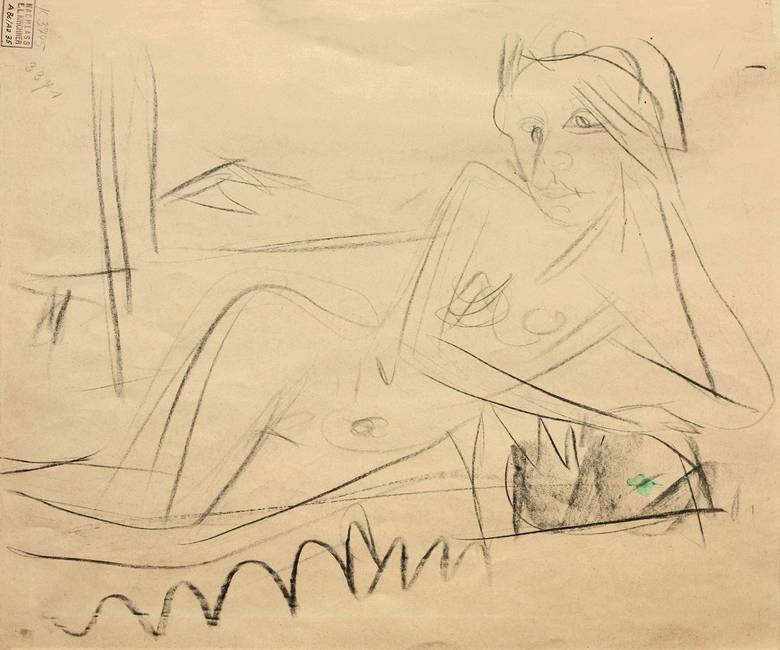 Frühling tekijältä Ernst Ludwig Kirchner