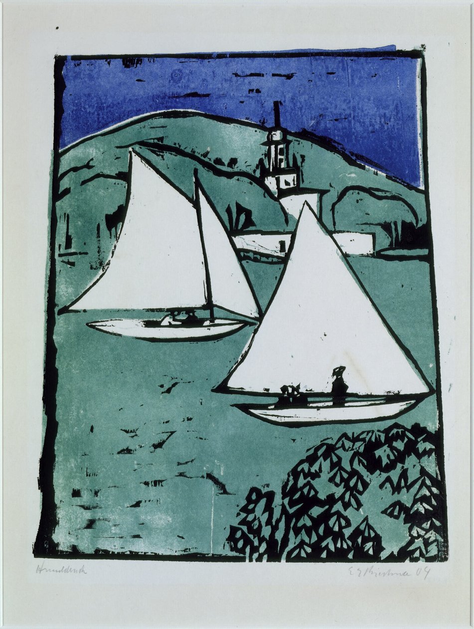 Mueggelsee tekijältä Ernst Ludwig Kirchner