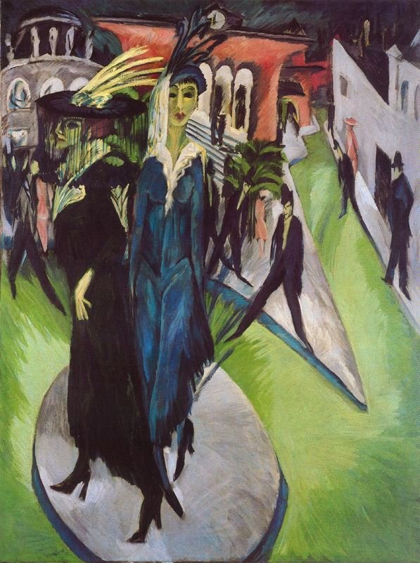 Potsdamer Platz tekijältä Ernst Ludwig Kirchner