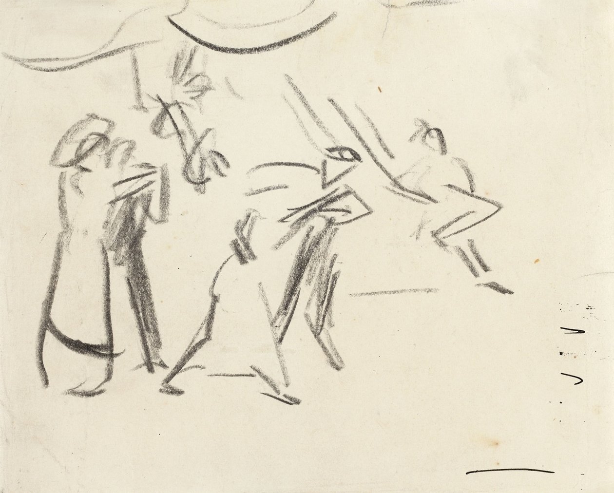 TANZSZENE TANZENDE ELDORADOSSA tekijältä Ernst Ludwig Kirchner