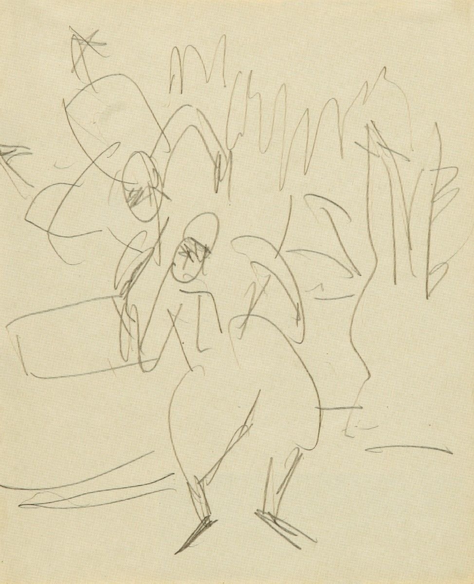 Akrobaten Bewegungissa tekijältä Ernst Ludwig Kirchner