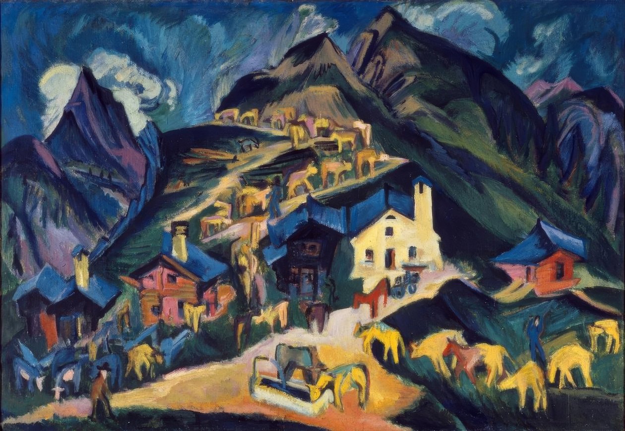 Alpauftrieb tekijältä Ernst Ludwig Kirchner