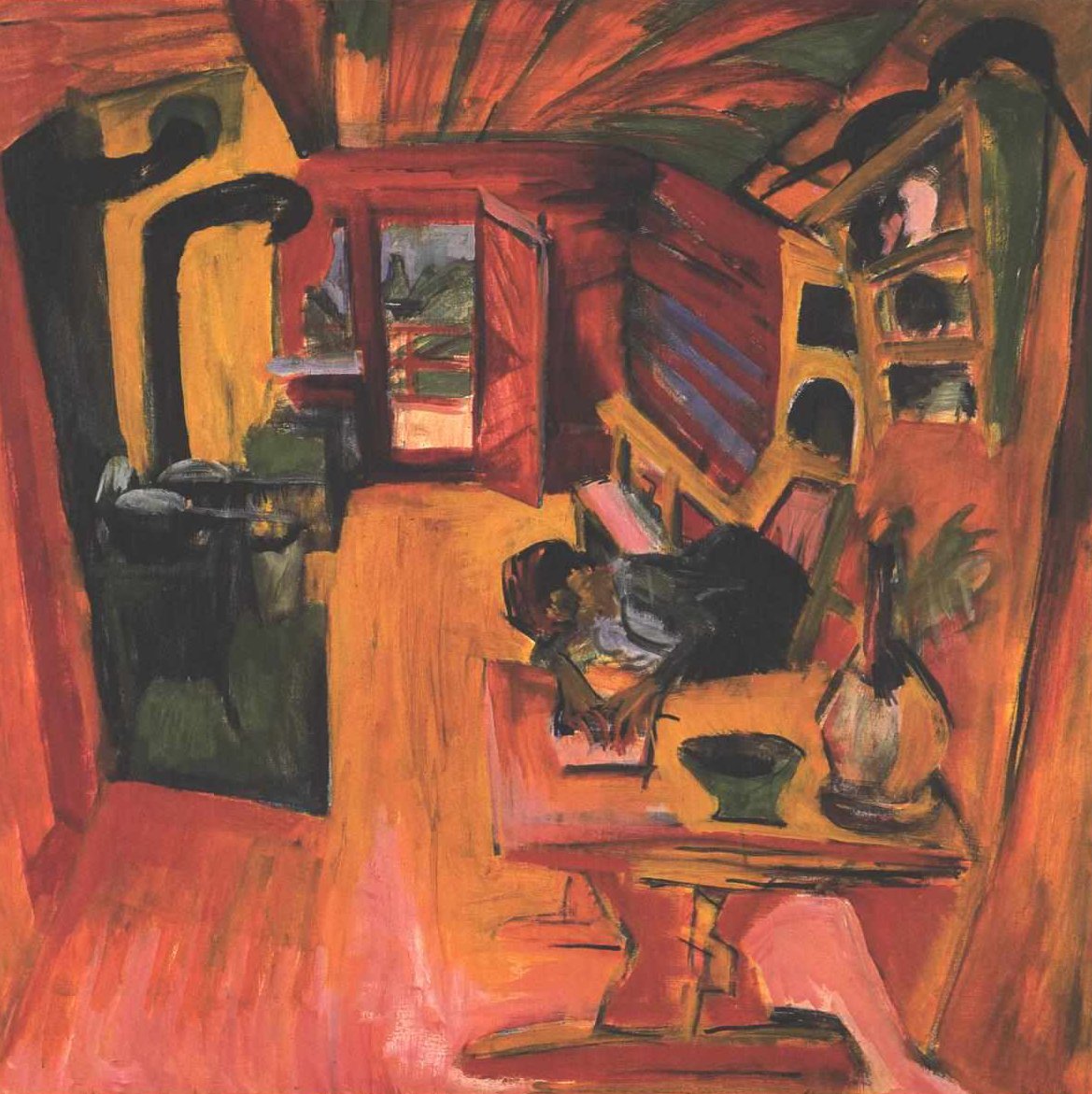 Alpküche tekijältä Ernst Ludwig Kirchner