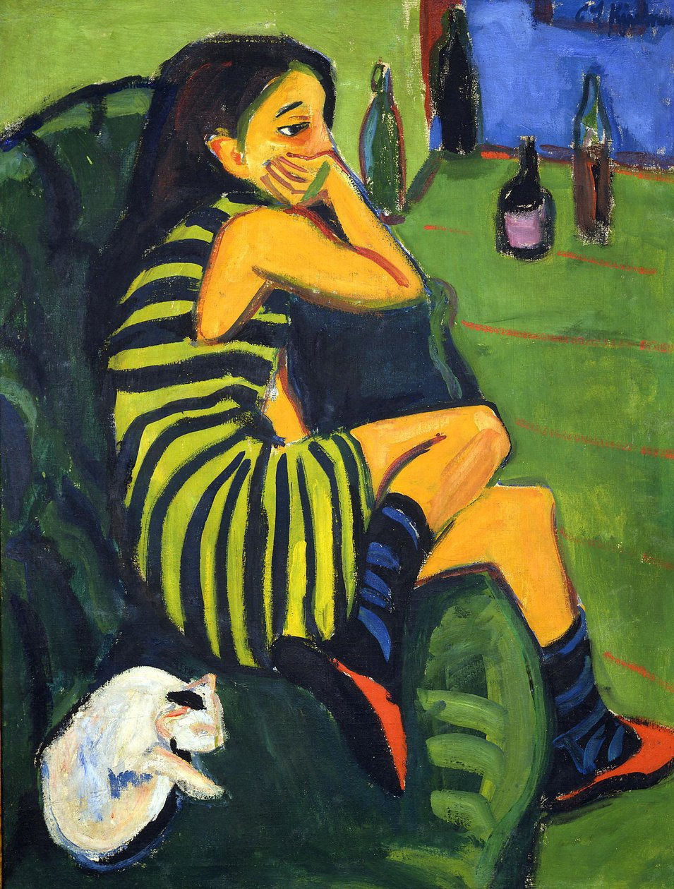 Artistin (Marzella) tekijältä Ernst Ludwig Kirchner