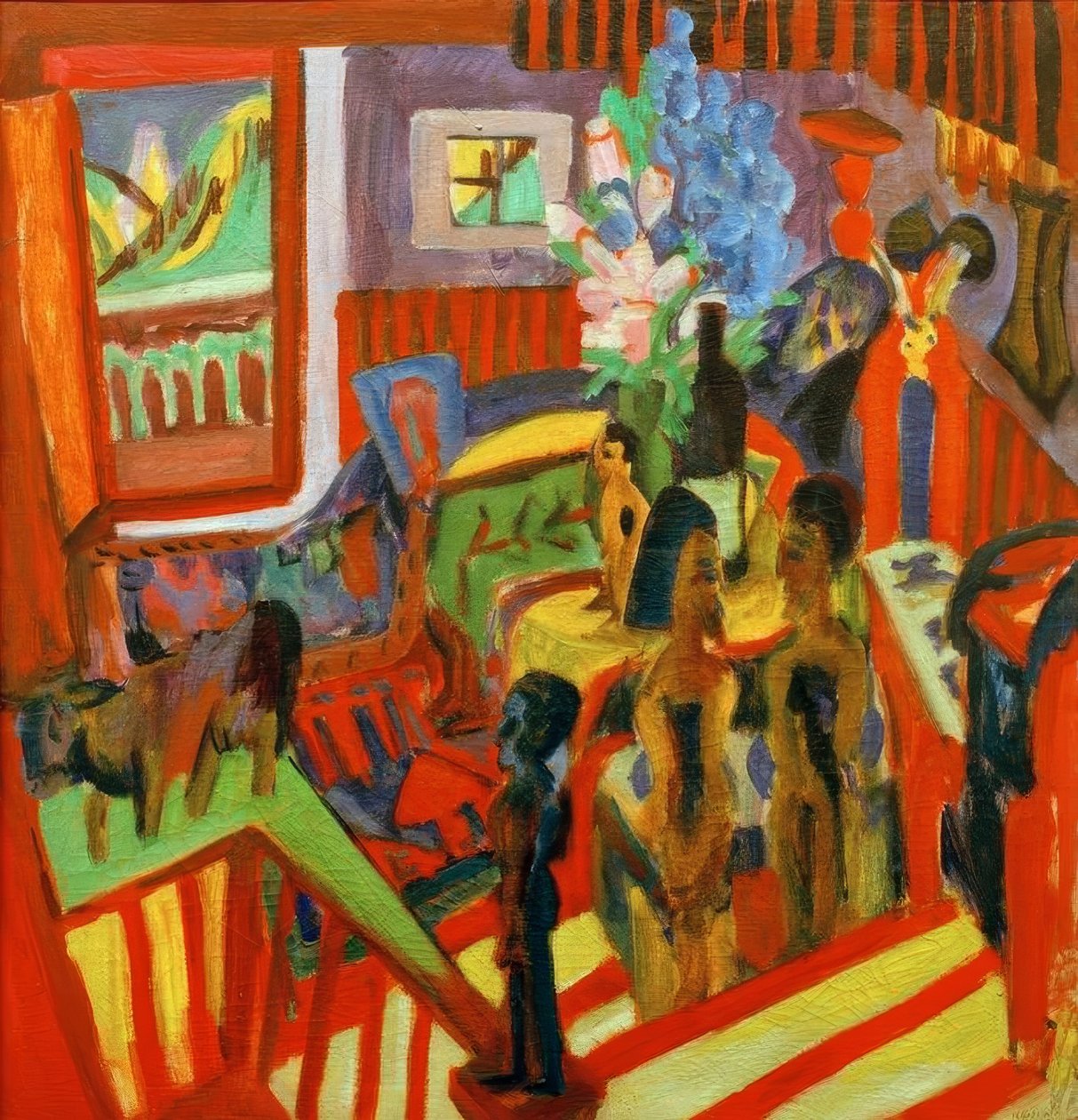 Atelierecke tekijältä Ernst Ludwig Kirchner