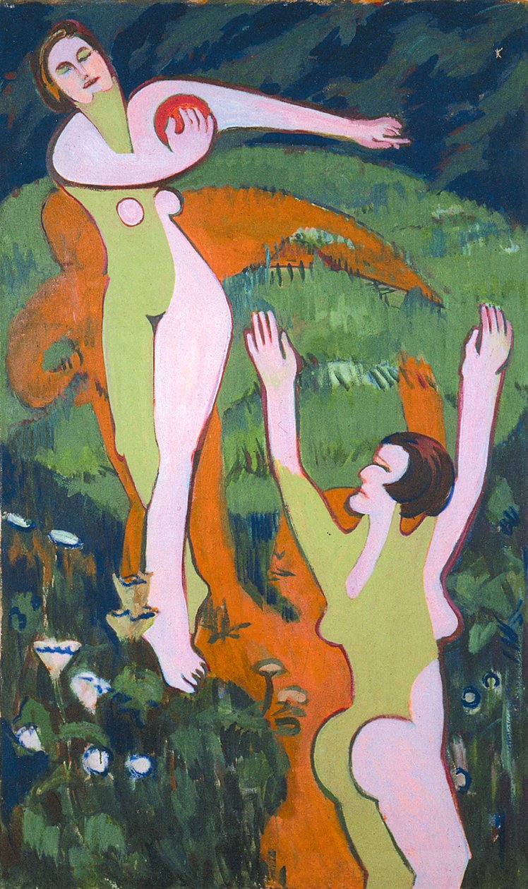 Ballspielerinnen tekijältä Ernst Ludwig Kirchner