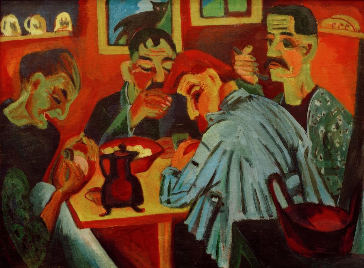 Bauernmittag tekijältä Ernst Ludwig Kirchner