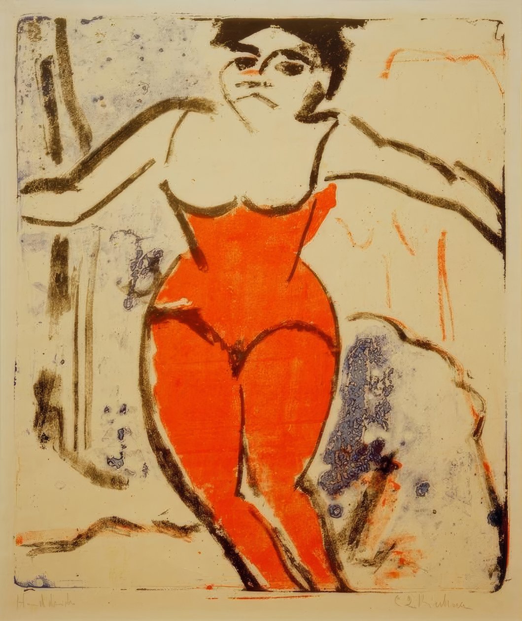 Beifall heischende Artistin tekijältä Ernst Ludwig Kirchner