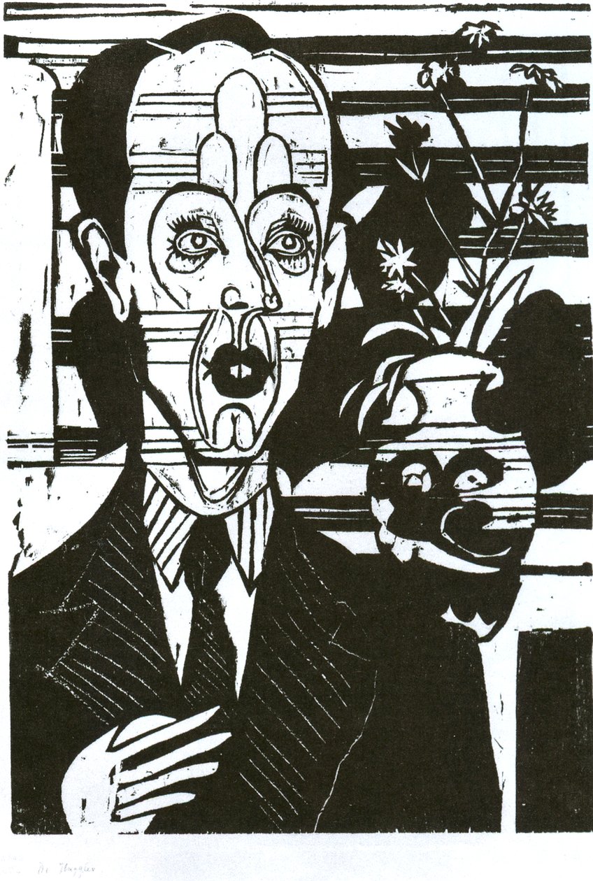 Bildnis tohtori Huggler tekijältä Ernst Ludwig Kirchner