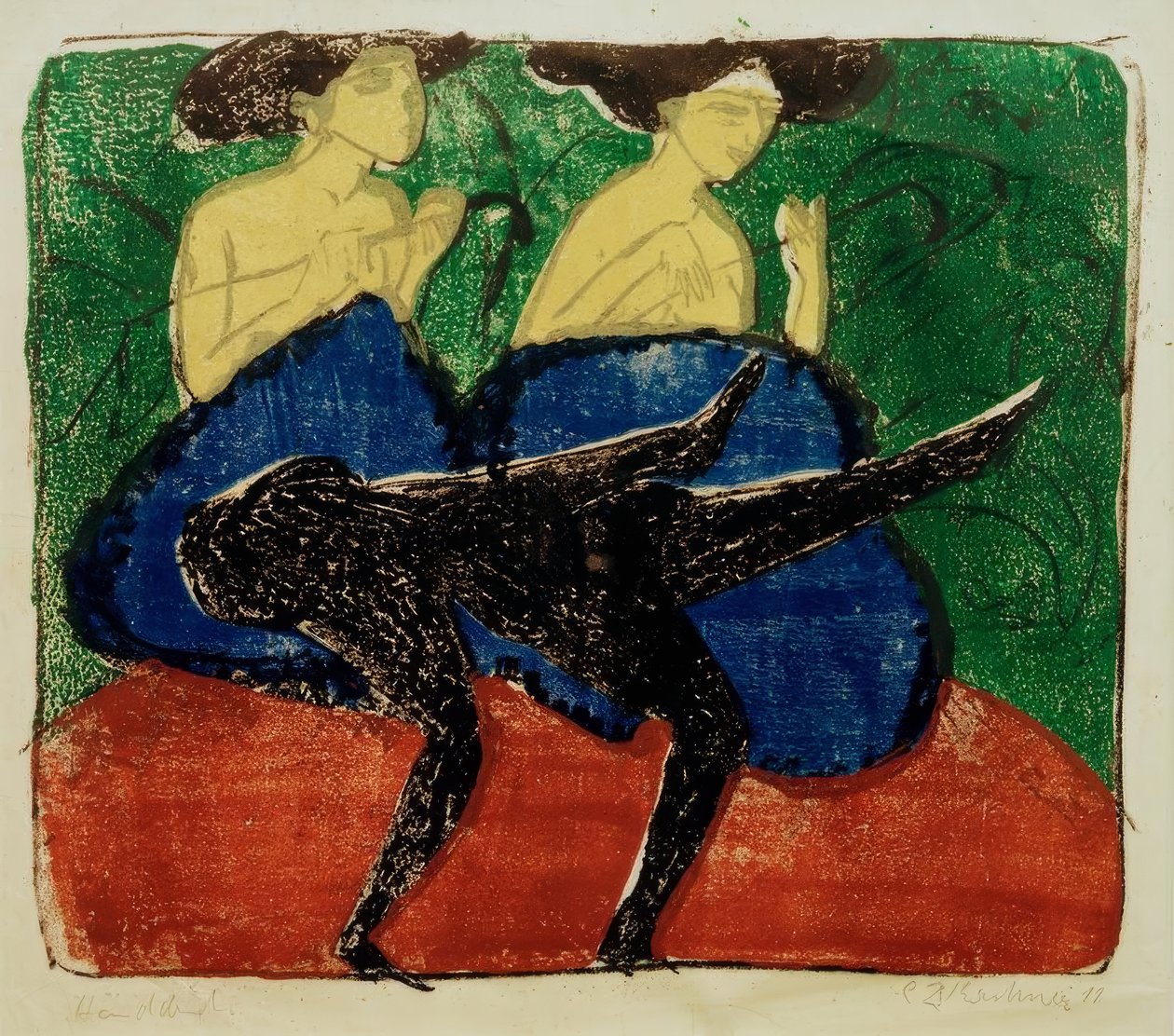 Kakkukävely tekijältä Ernst Ludwig Kirchner