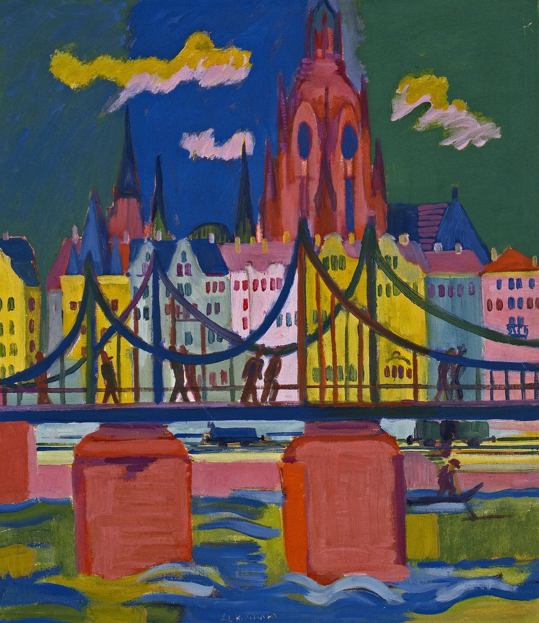 Der Frankfurter Dom tekijältä Ernst Ludwig Kirchner