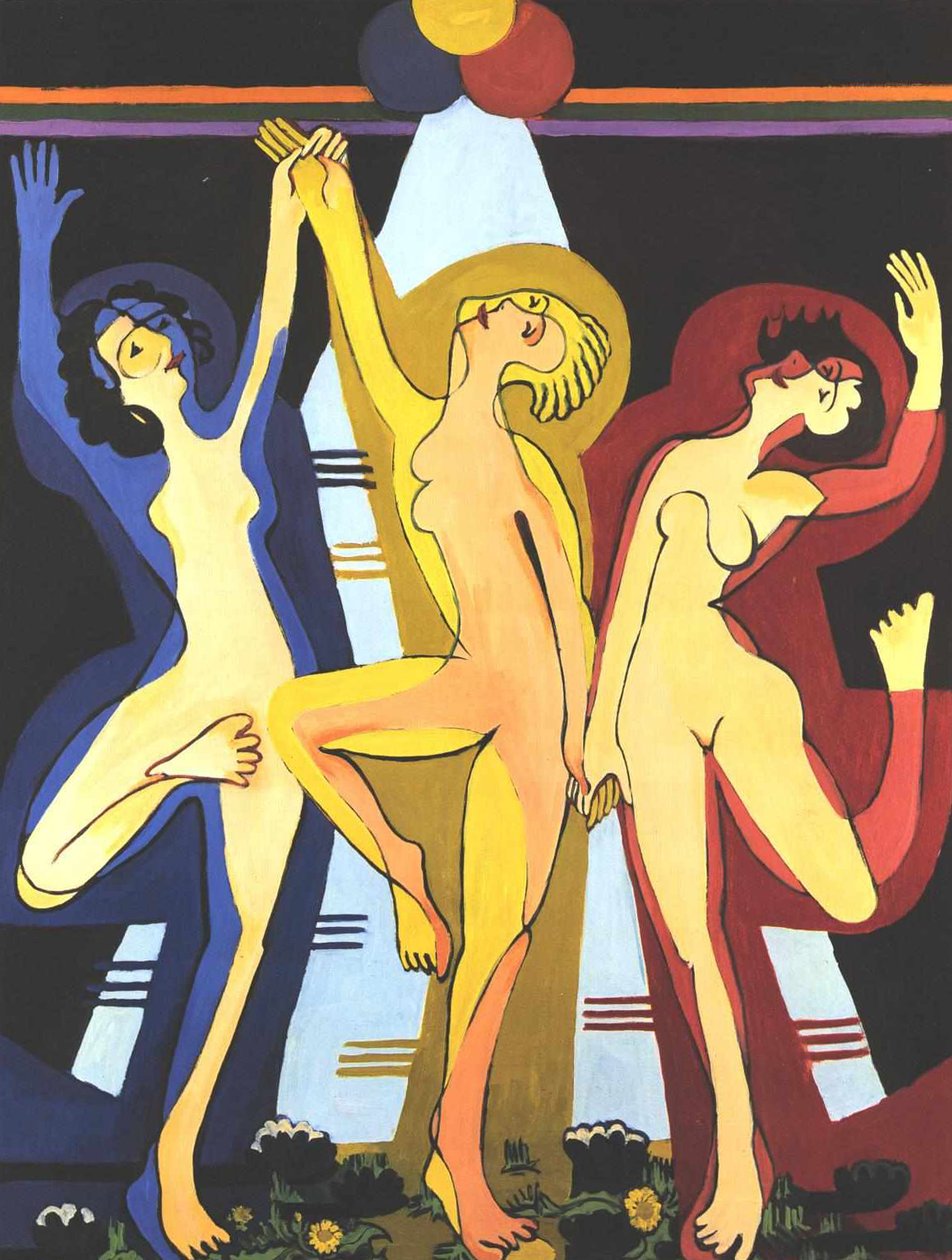 Farbentanz tekijältä Ernst Ludwig Kirchner