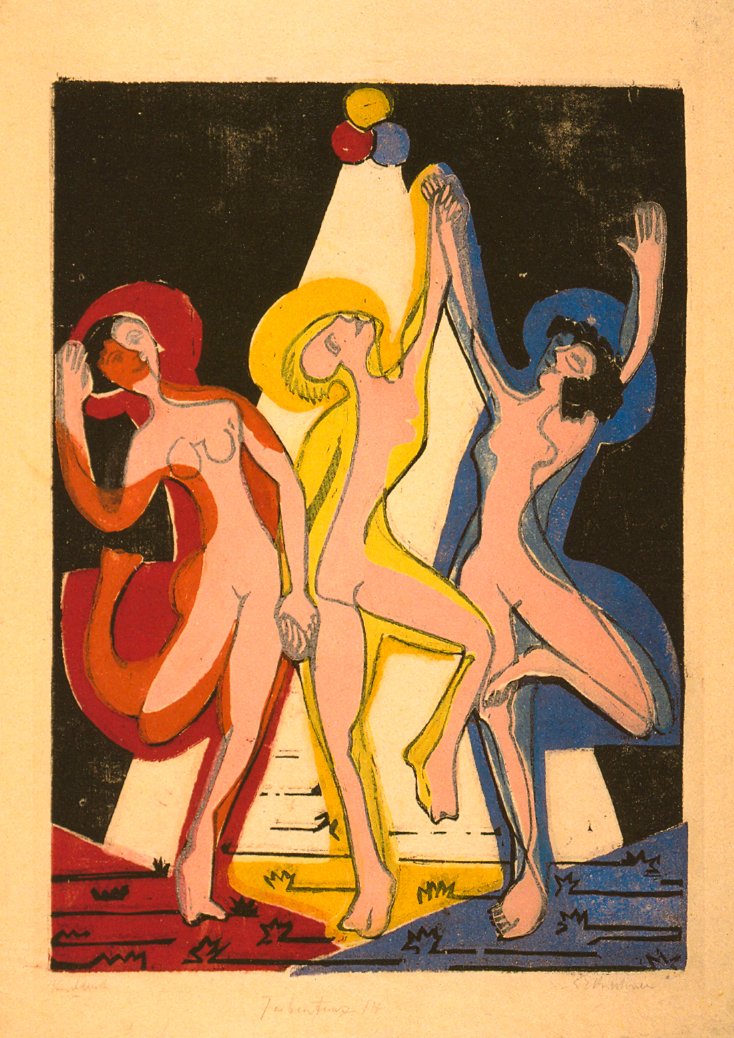 Farbentanz tekijältä Ernst Ludwig Kirchner