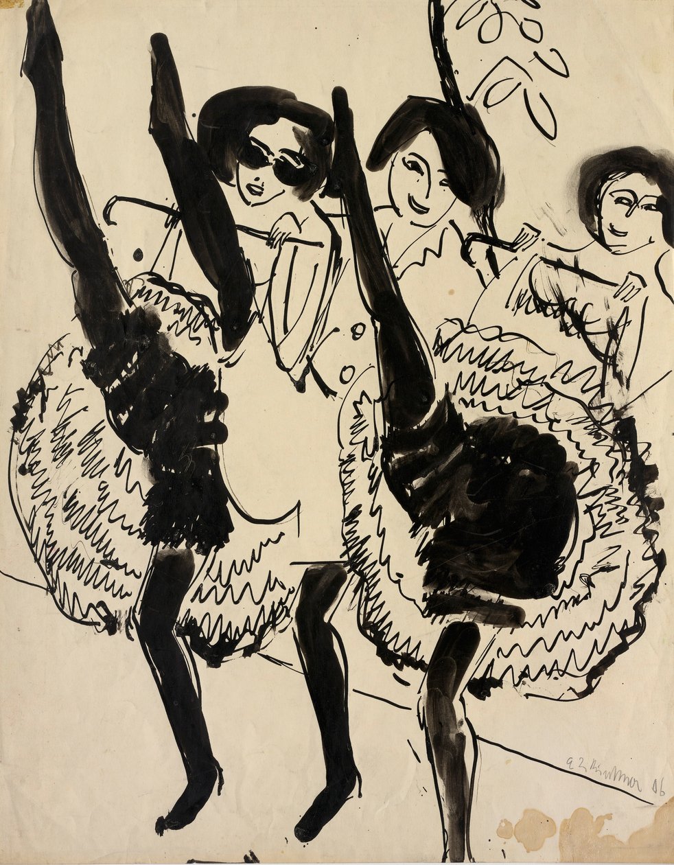 GUGG -tanssijat tekijältä Ernst Ludwig Kirchner