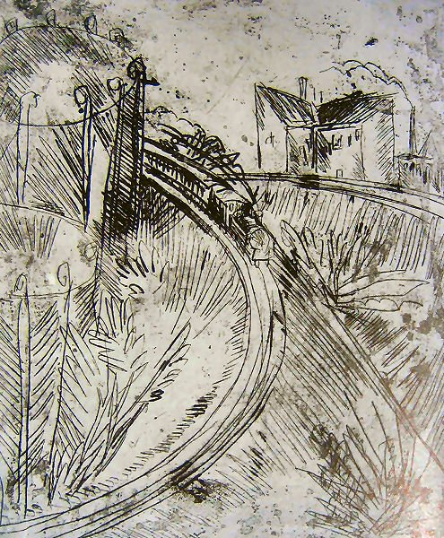 Kaasumittari Schönebergissä tekijältä Ernst Ludwig Kirchner