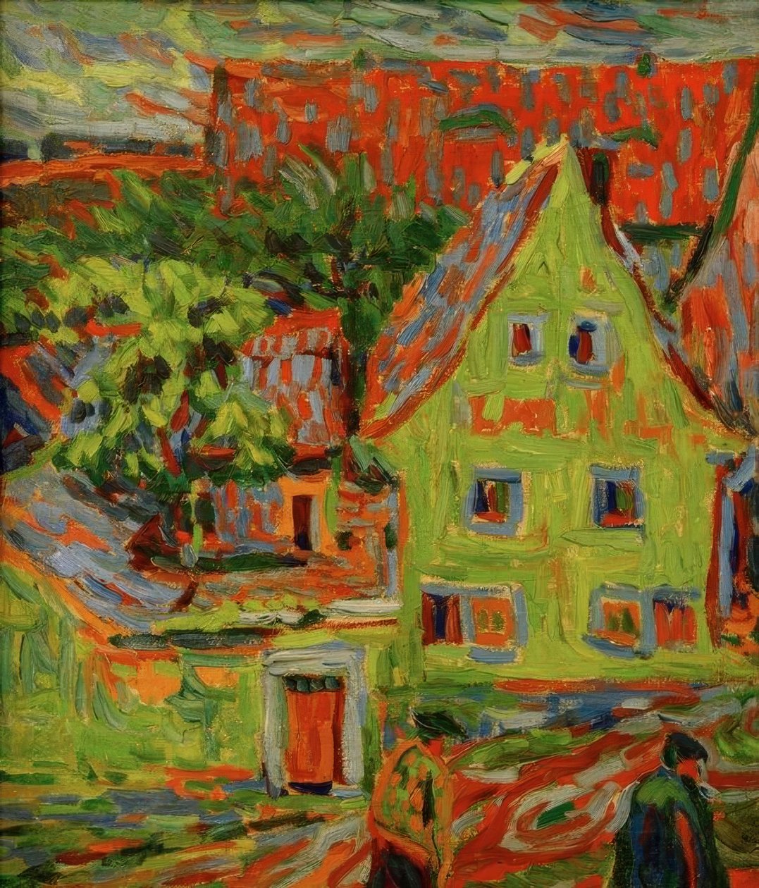 Grünes Haus tekijältä Ernst Ludwig Kirchner