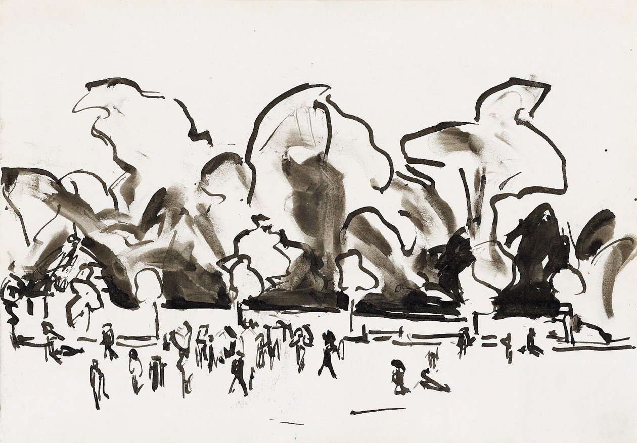 Großenin puisto tekijältä Ernst Ludwig Kirchner