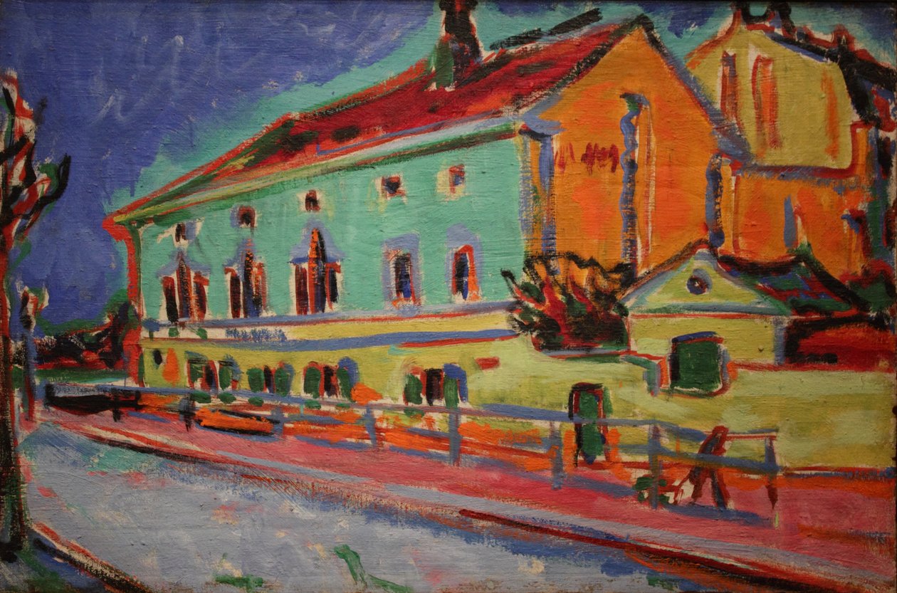 Talot Dresdenissä tekijältä Ernst Ludwig Kirchner