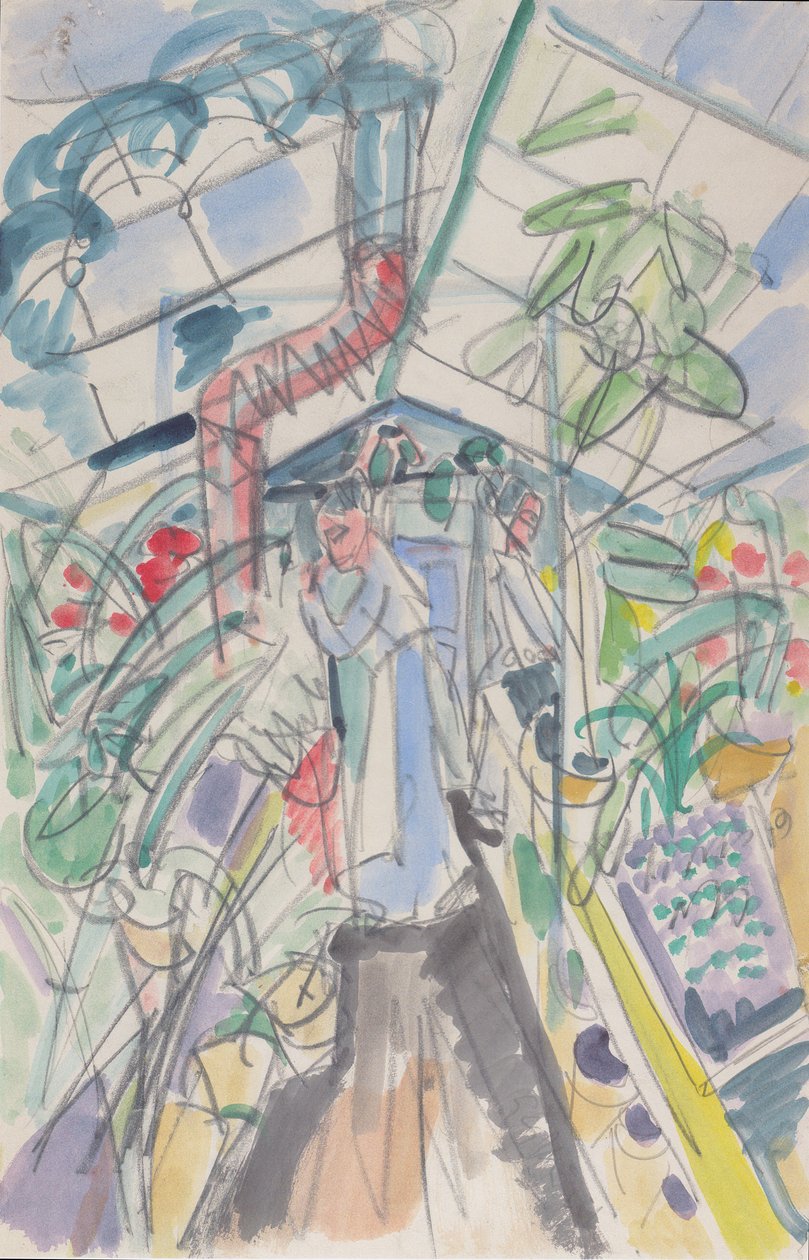 Kasvihuoneessa tekijältä Ernst Ludwig Kirchner