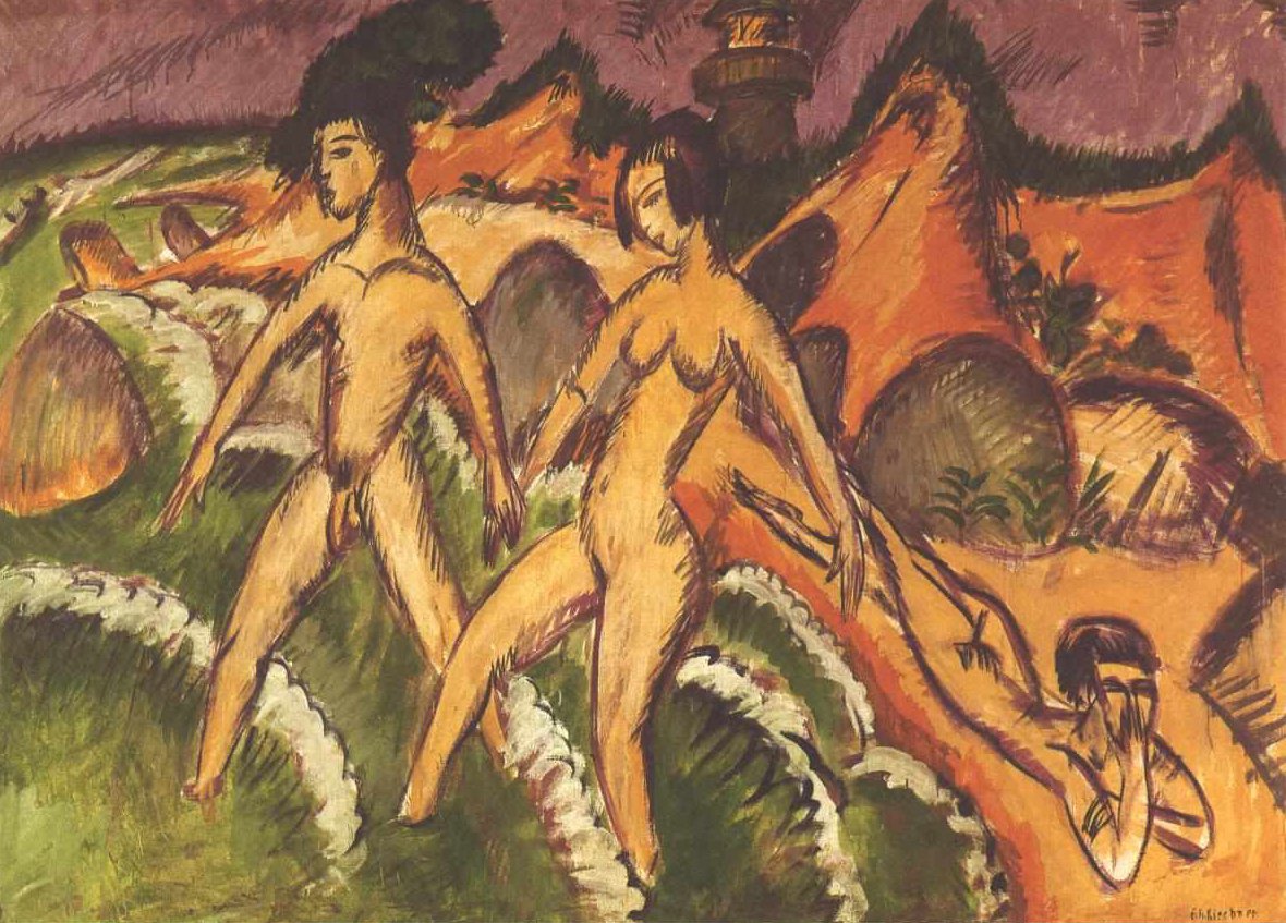 Ins Meer Schreitende tekijältä Ernst Ludwig Kirchner