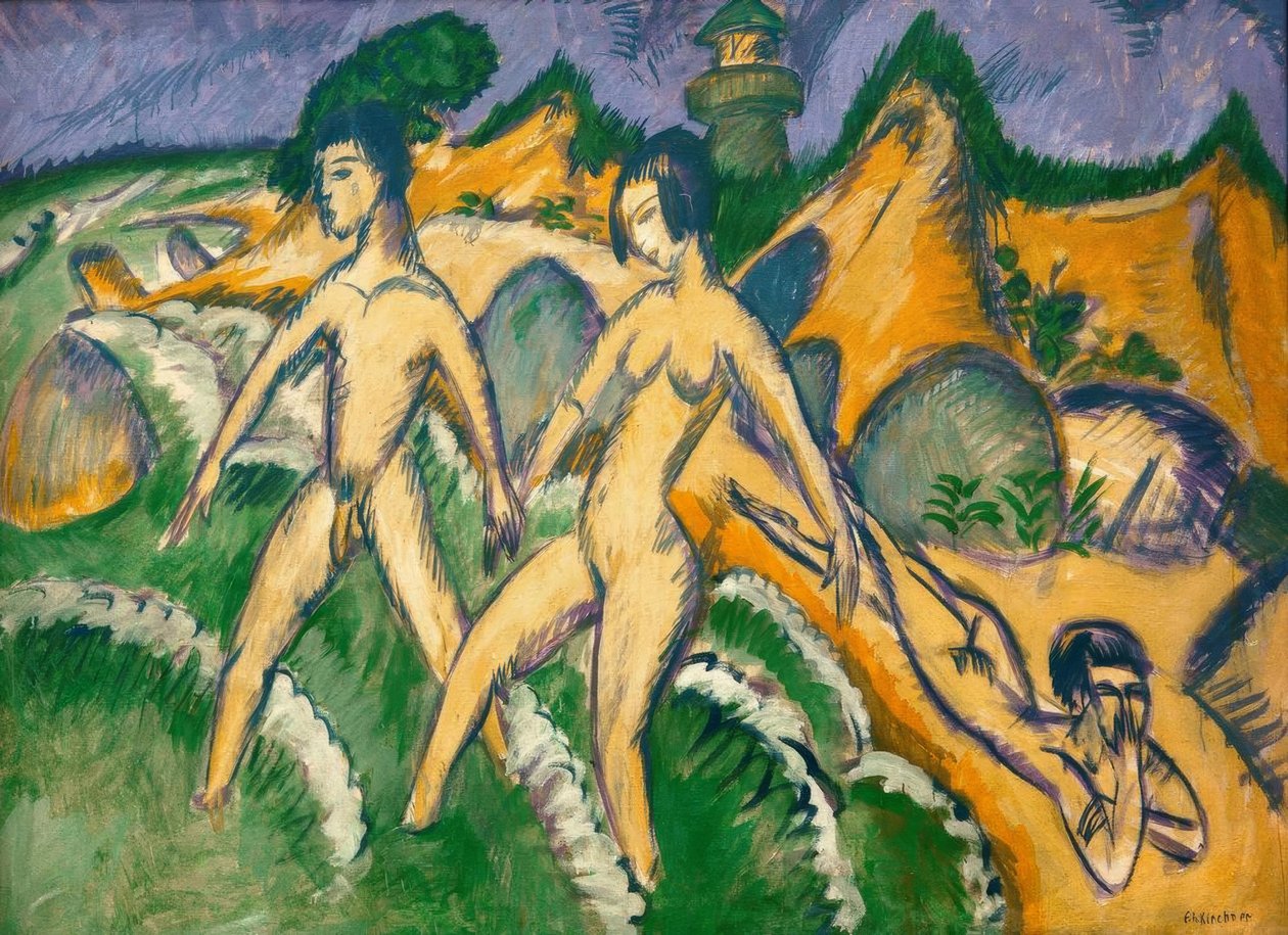Kirjassa Meer Schreitende tekijältä Ernst Ludwig Kirchner