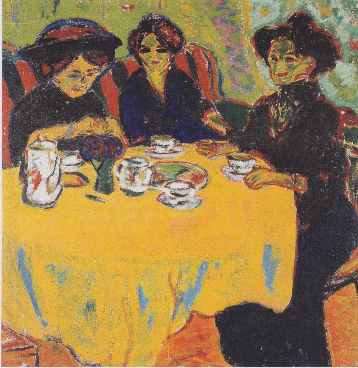 Kaffetafel tekijältä Ernst Ludwig Kirchner