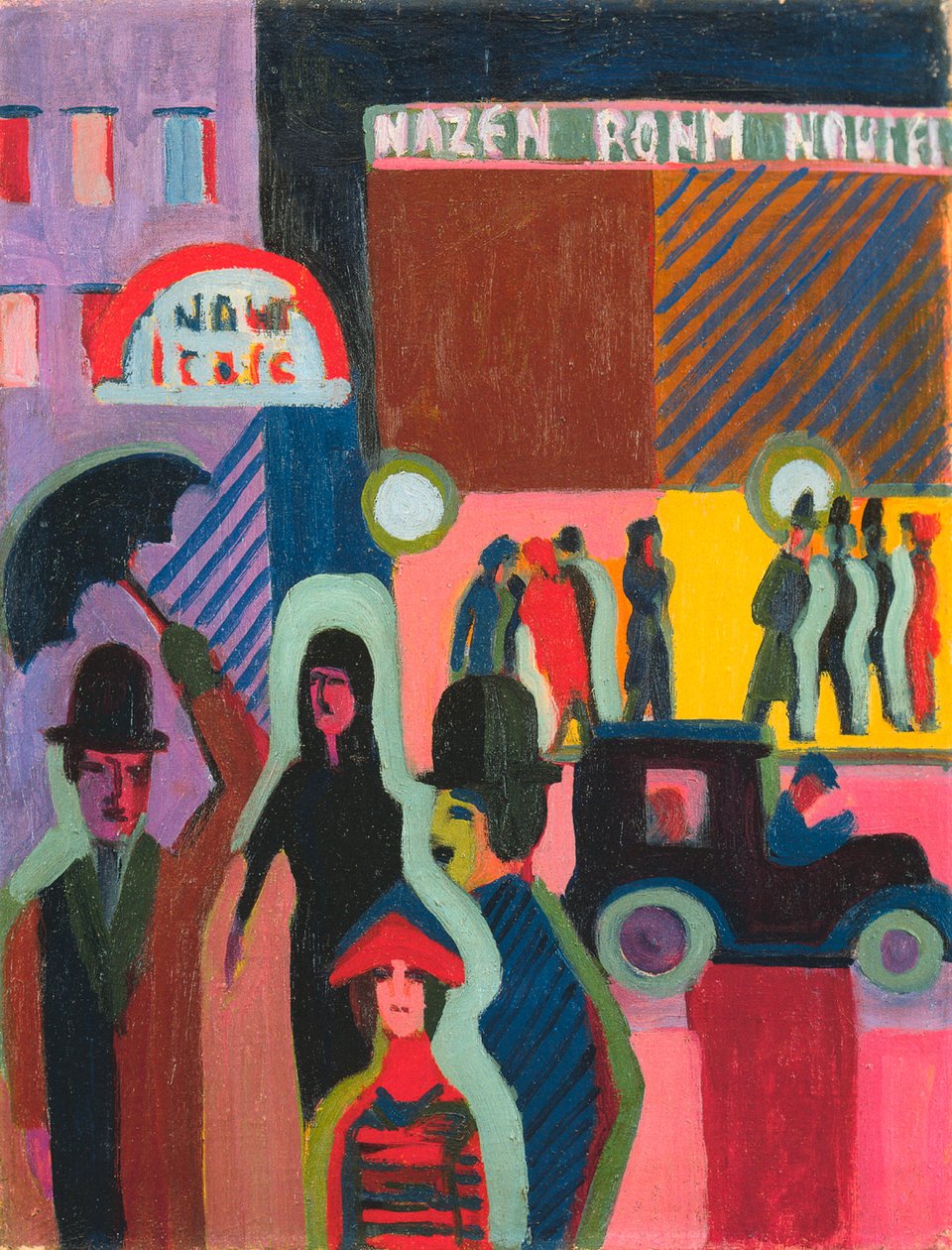 Kaufhaus im Regen tekijältä Ernst Ludwig Kirchner