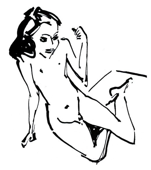 Kleine Fränzi tekijältä Ernst Ludwig Kirchner