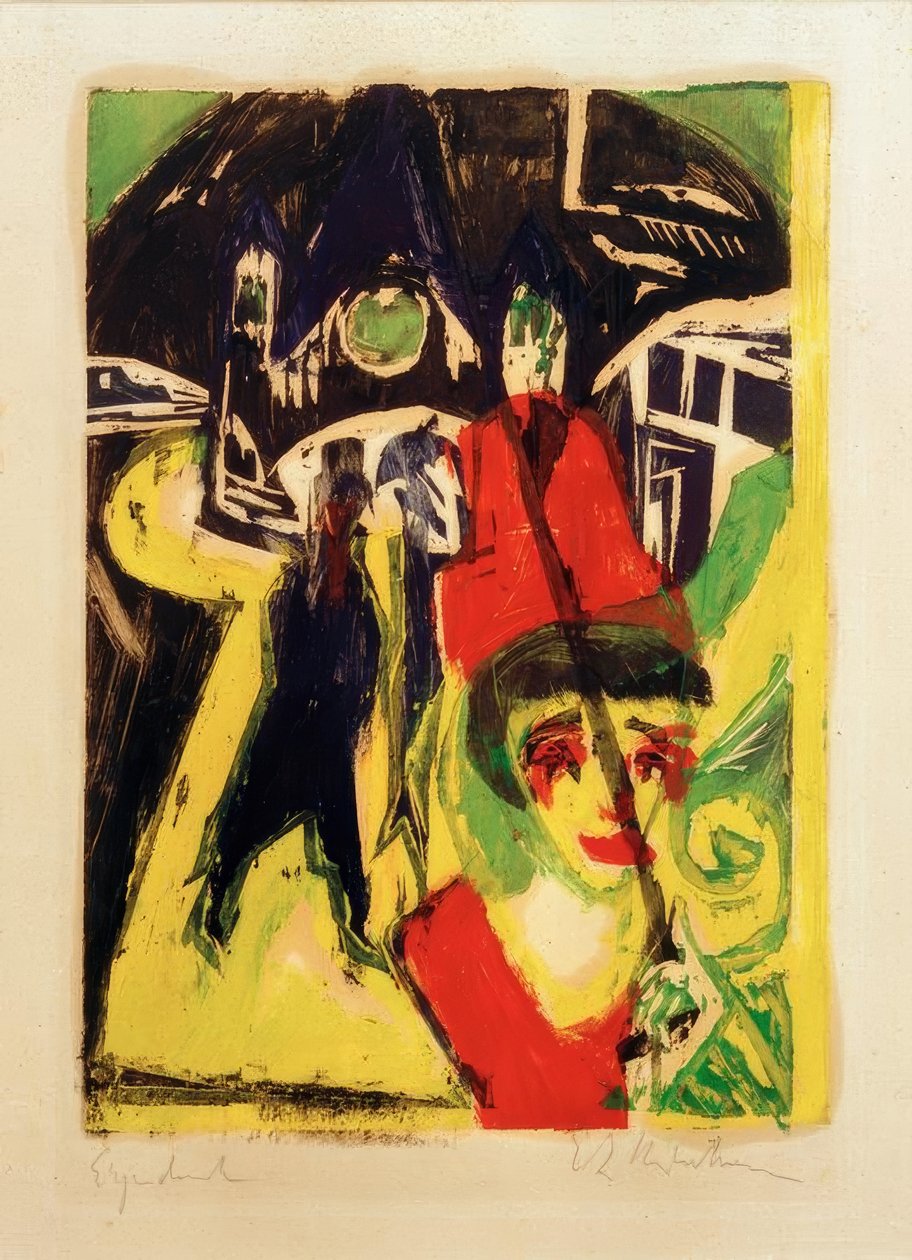 Kokotte auf der Straße tekijältä Ernst Ludwig Kirchner