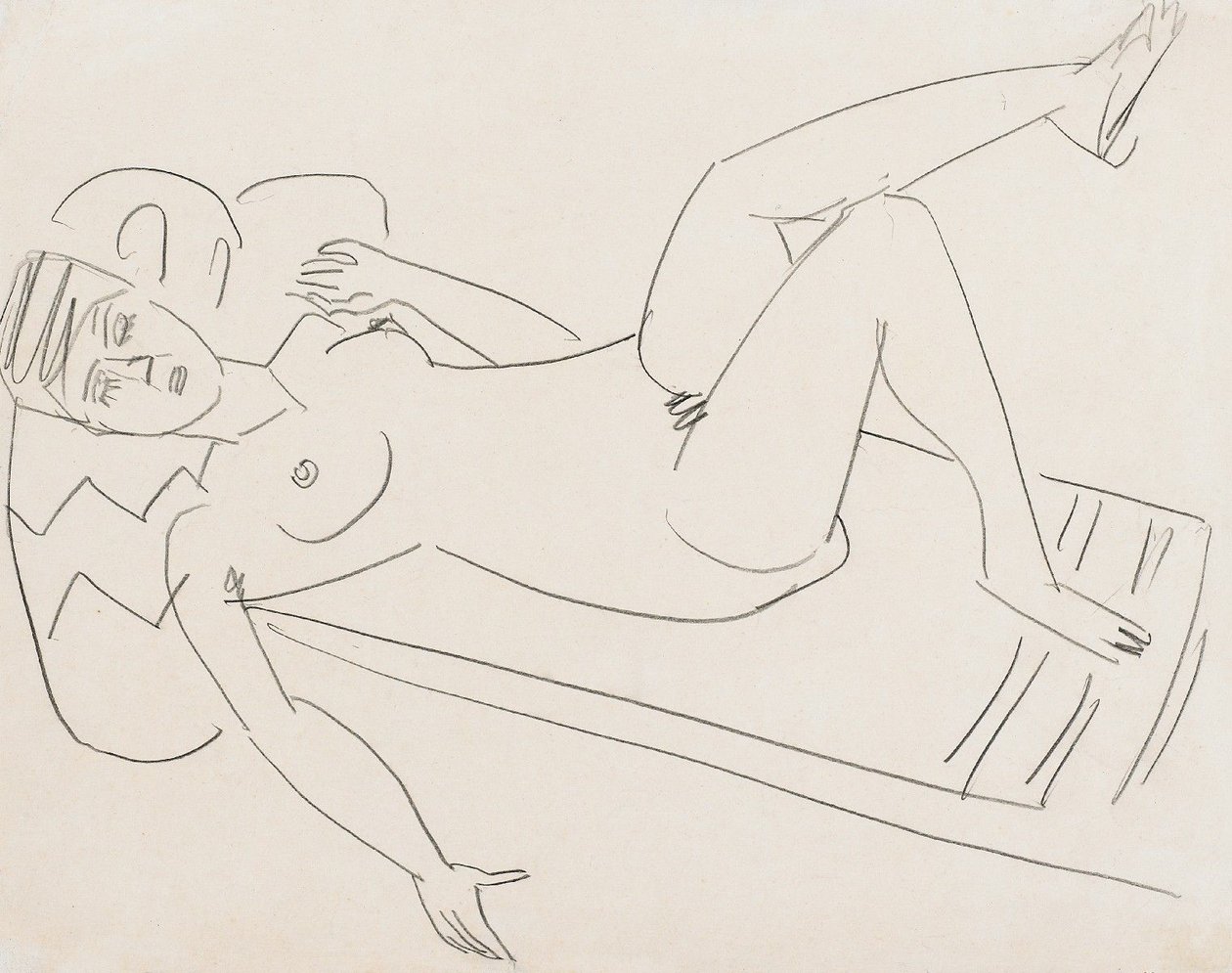 Legenda Mädchen tekijältä Ernst Ludwig Kirchner