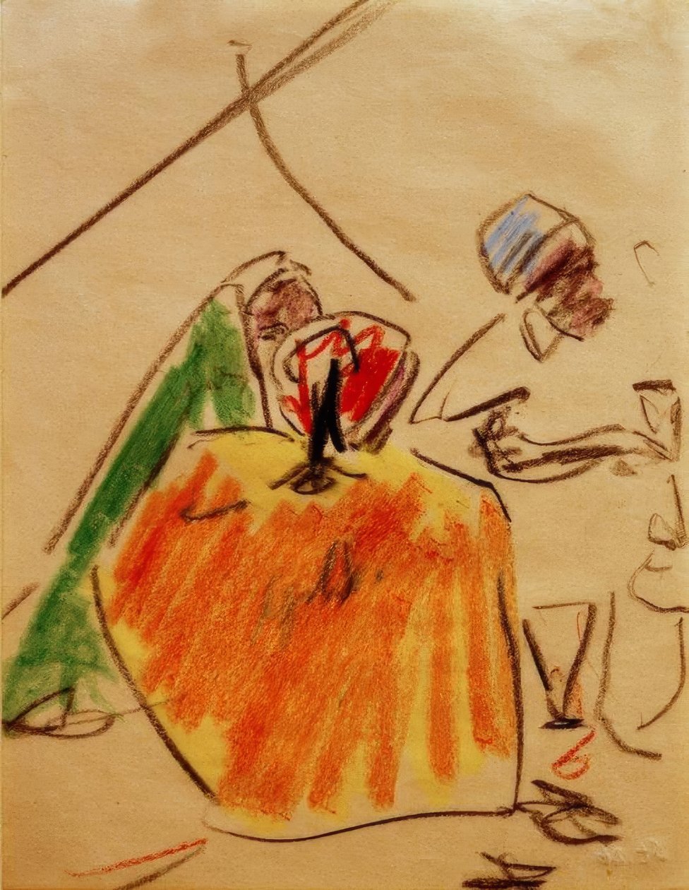 Marokkaner tekijältä Ernst Ludwig Kirchner