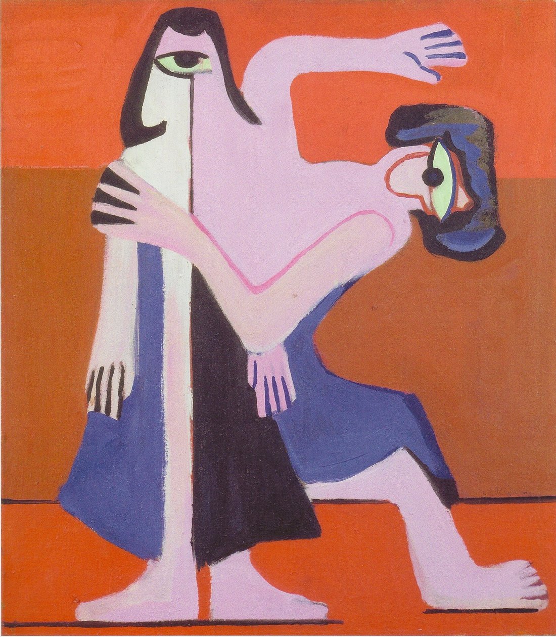 Maskentanz tekijältä Ernst Ludwig Kirchner