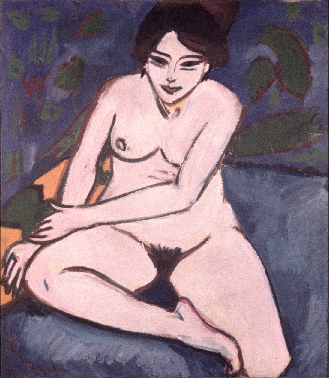 Malli Blue Groundilla, 1906 tekijältä Ernst Ludwig Kirchner