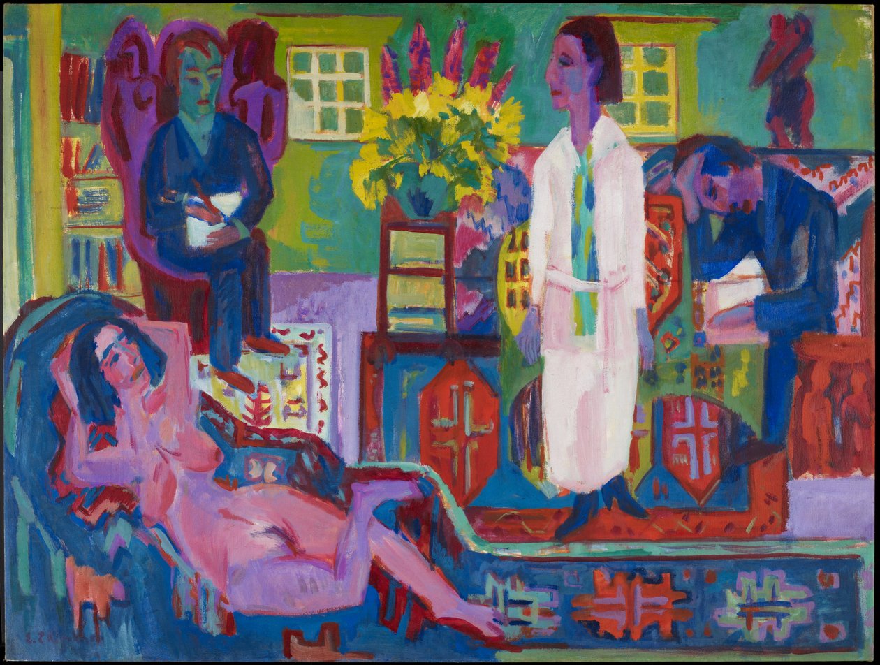 Moderni Bohemia, 1924 tekijältä Ernst Ludwig Kirchner