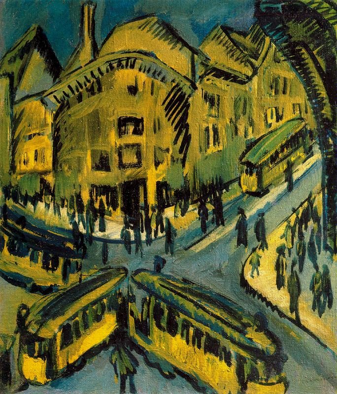 Nollendorfplatz tekijältä Ernst Ludwig Kirchner