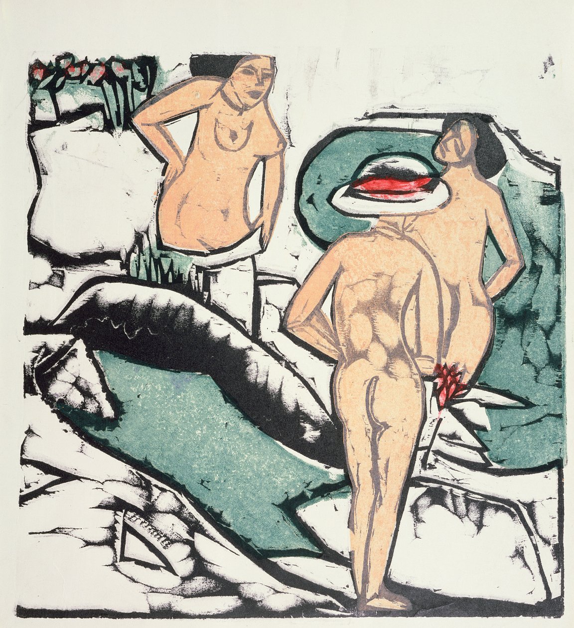 Alaston naiset tekijältä Ernst Ludwig Kirchner